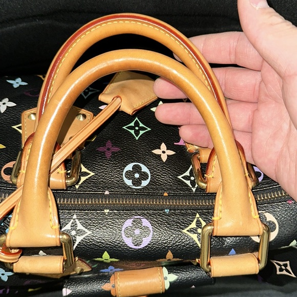 Louis Vuitton Murakami Black Multicolor Speedy 30 authenticity guarantee - Picture 6 of 14